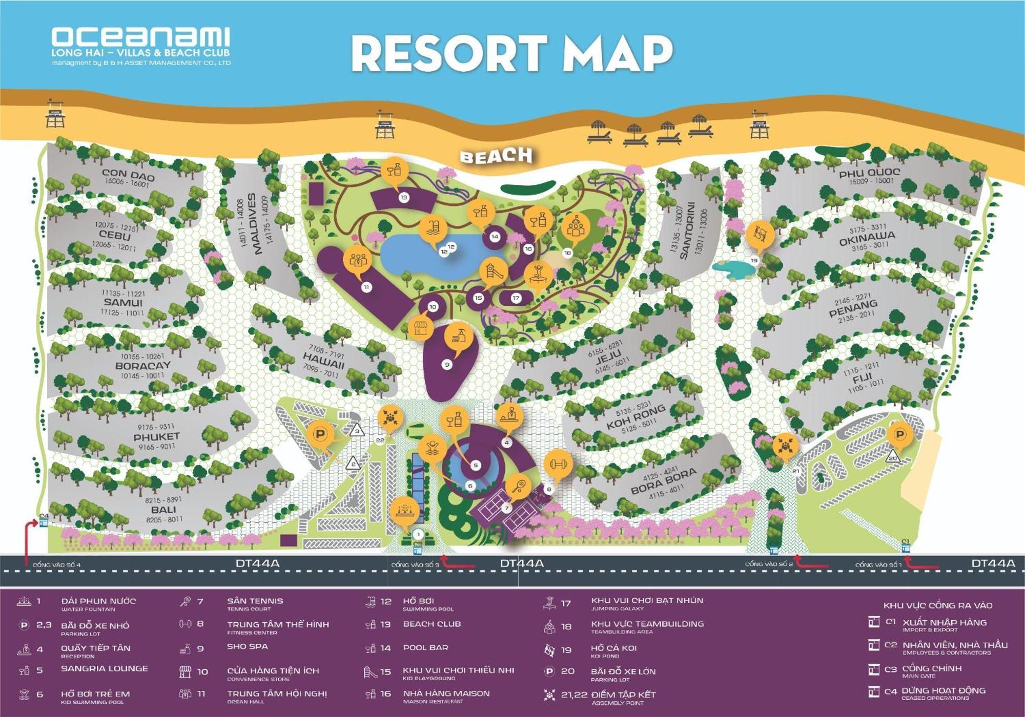 Oceanami Resort & Beach Club Long Hải Ngoại thất bức ảnh